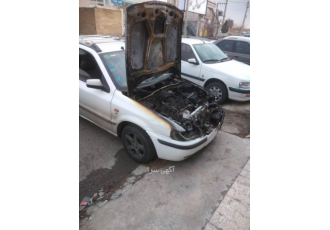 فروش ماشین سمند ef7 از سمت موتور سوخته