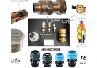 فروش گلند ضد انفجار فلزی و پلاستیکی CABLE GLAND در تهران بازرگانی آبان