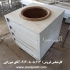 تنور گلی روکش دار رستورانی در جوانرود تنور گلی چرخدار جهت پخت نان