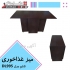میز غذاخوری کمجا (تاشو) DL۹۹۵ در تهران این میز ناهارخوری در حالت جمع