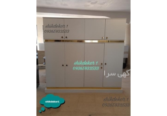کمد ام دی اف شیک دکور در کرج کمد ام دی اف شیک دکور دیزاین شده با نوار