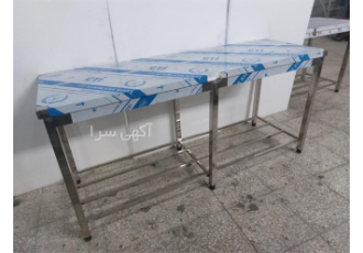 بهترین میز استیل کارگاه کدو پزی در تهران میز استیل تحمل وزن 400 کیلو