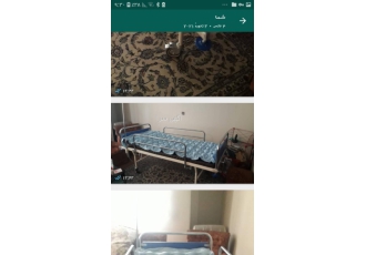 تخت یک شکن بیمارستانی تخت یک شکن بیمارستانی به همراه تشک فوم 5 سانتی