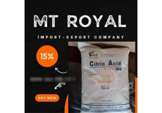 فروش اسید سیتریک تی تی سی آ خشک و آبدار وارداتی