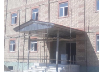 نصب سقف شیروانی - اجرای سردرب حیاط کاملا اقتصادی