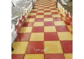 تولید کننده جدول بتنی ، تولید موزاییک طرح سنگ