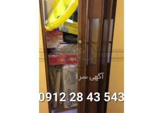 قیمت درب آکاردئونی چوبی با کیفیت عالی
