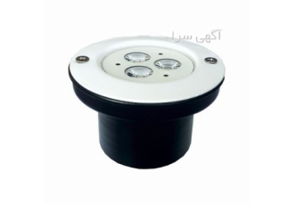 چراغ توکار استخری تک رنگ ۳ وات ۱۲ ولت EMAX در تهران چراغ توکار استخری