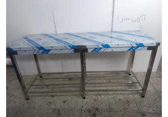 ارزان ترین میز کار صنعتی در کاشان میز کار دارای رویه پلی اتیلن و یا چوب