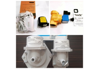 شیر حساس به زلزله سنسور هشدار گاز شیر برقی اضطراری فروش ویژه شیر حساس