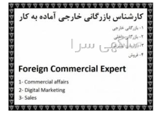 بازرگانی خارجی و مترجم انگلیسی آماده همکاری دورکار