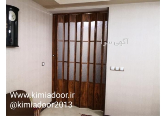 درب mdf فروش درب آکاردئونی چوبی و پی وی سی در اهواز خرید درب