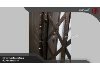 ساخت درب آکاردئونی کمترین قیمت درب آکاردئونی آهنی