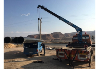 جرثقیل خاور رضا حمل و نقل انواع ماشین اتاق تصادفی انواع دستگاه بارگیری
