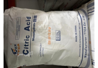 اسید سیتریک آبدار و خشک ، ttca چین ،
