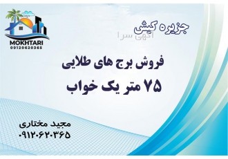 فروش آپارتمان یک خواب برج طلایی