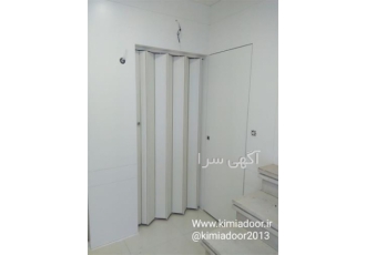 ساخت درب آکاردئونی - درب آکاردئونی چوبی