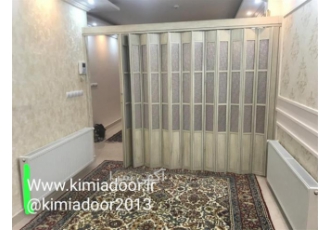 قیمت درب آکاردئونی چرمی و pvc _ درب آکاردئونی