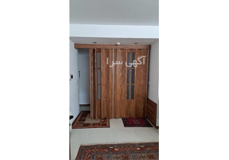 درب آکاردئونی چوبی _ درب حفاظ آکاردئونی آپارتمان