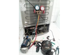 تعمیر انواع یخچال فریزرهای خانگی و فروشگاهی