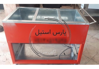 کانتر سیار بیمارستانی استیل در تهران کانتر گرم سیار بیمارستانی یا ترولی