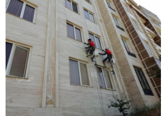 پیچ رولپلاک نما، تعمیر سنگ نما، خدمات نما در کرج