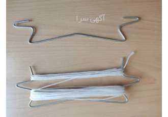 قلاب آویز فلزی بوته گلخانه
