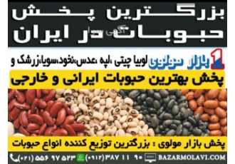 بزرگترین پخش حبوبات در ایران بازار مولوی بزرگترین توزیع و پخش کننده