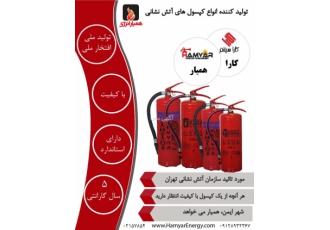 فروش کپسول های آتش نشانی همیار و کارا