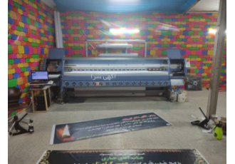 دستگاه بنر هشت هد Konica 1024 i سازنده شرکت : allwin