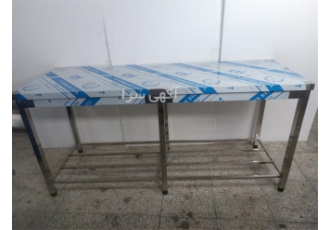 تولیدی میز استیل من در بندرانزلی میز استیل تحمل وزن 400 کیلو گرم وزن