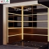 کابین آسانسور استیل دودی خش دار در تهران تولیدی کابین آسانسور یاران