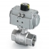 شیر توپی استیل فلنجدار در تهران شیر توپی استیل فلنجدار BALL VALVE