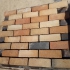 آجر خشت دستی نسوز در اصفهان آجرنما خشت دستی نسوز رنگبندی متنوع کیفیت