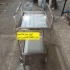 فروش ترولی حمل غذا یا ظروف استیل در ارومیه ترولی حمل غذا استیل steel