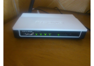 مودم و روتر TP LINKوای فا +ADSL۲ مودم و روتر TP LINKوای