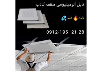 سقف کاذب ضد حریق در تهران سقف کاذب آلومینیومی ضد حریق با ابعاد 60 60