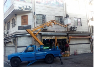 اجاره نیسان جرثقیل سبد دار (بالابر نیسان) اجاره نیسان جرثقیل سبد دار
