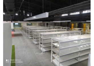 فروش ویژه انواع قفسه فلزی و میز فروشگاهی فروش فوق العاده قفسه های فلزی