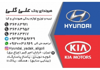 لوازم یدکی هیوندای و کیا تهیه و توزیع لوازم یدکی هیوندلی و کیا
