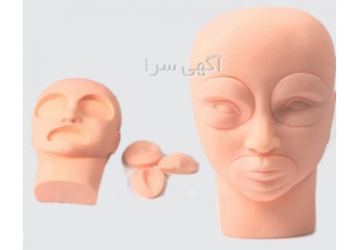مولاژ آموزش تزریق روی صورت