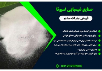 فروش نیترات سدیم تولید کننده نیترات سدیم در تهران نیترات سدیم نمک