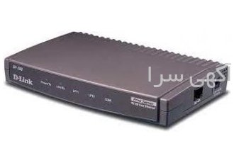 پرینت سرور DLINK مدل ۳۰۰ DP کاملا نو مدل پرینت سرور دی لینک کاملا نو