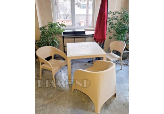 نمایندگی پخش میز صندلی حصیری فضای باز