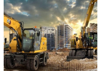 بیل میکانیکی چرخ لاستیکی کاترپیلار Caterpillar M۳۱۴ در تهران واردات بیل
