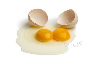 فروش تخم مرغ دو زرده کاملا ارگانیک و طبیعی