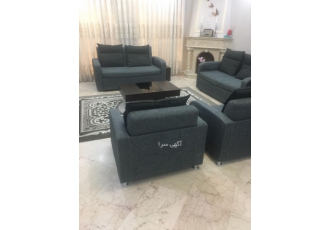 فروش مبلمان تختخواب شو مبلمان 8 نفره تختخواب شو دو تا 3 نفره و دو تا تک