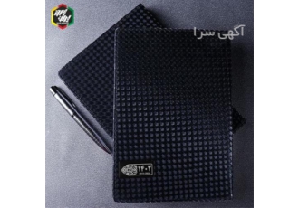 سررسید وزیری چرم اشکی سه بعدی، چاپ سررسید