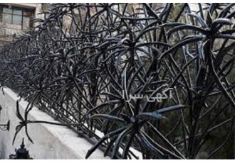 قیمت حفاظ دیوار | نرده آهنی روی دیوار در اردبیل قیمت حفاظ دیوار | نرده