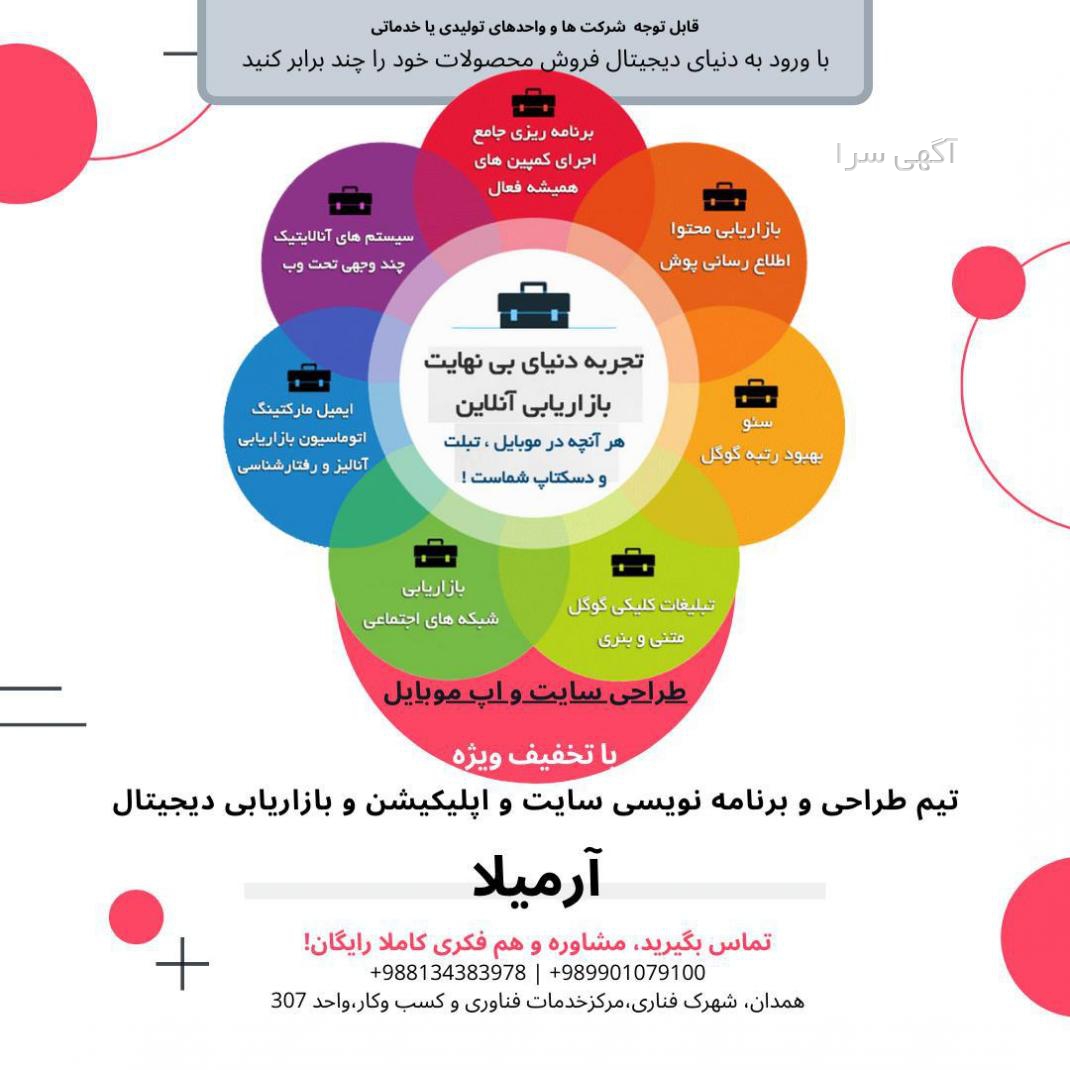 آگهی های برنامه نویسی - همدان